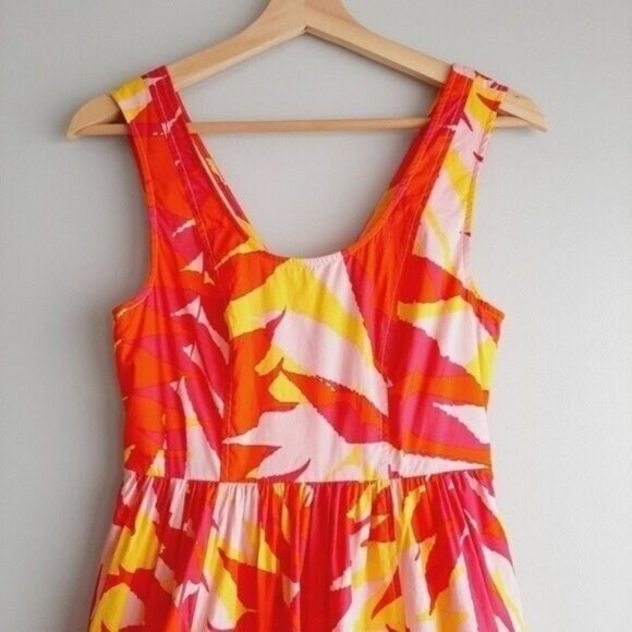 PLENTY DRESSES by Tracy Reese Anthro Summer Fit & Flare Floral Dress Sz 0 Flaw - Picture 3 of 13